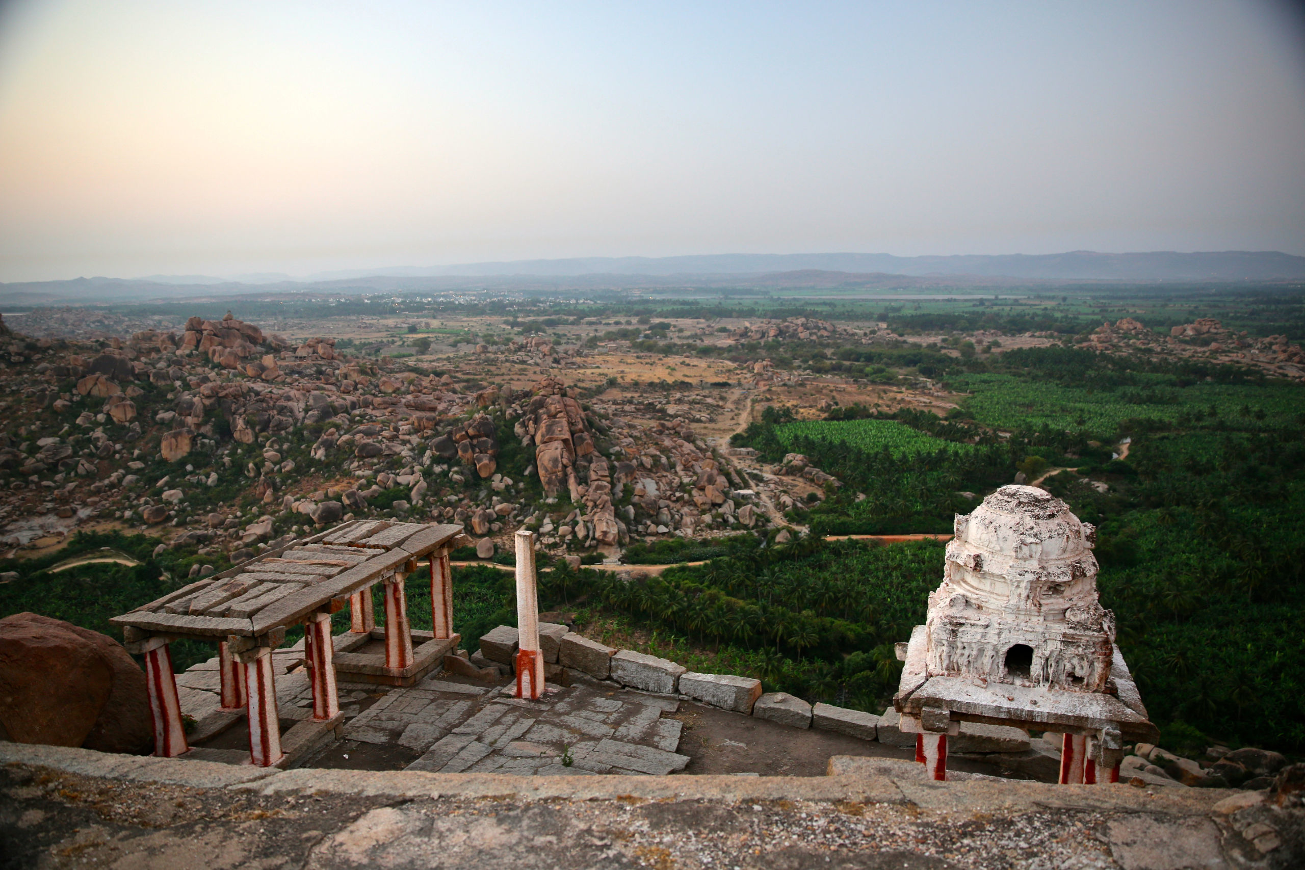 Встреча рассвета на горе Матанги. Хампи день 2