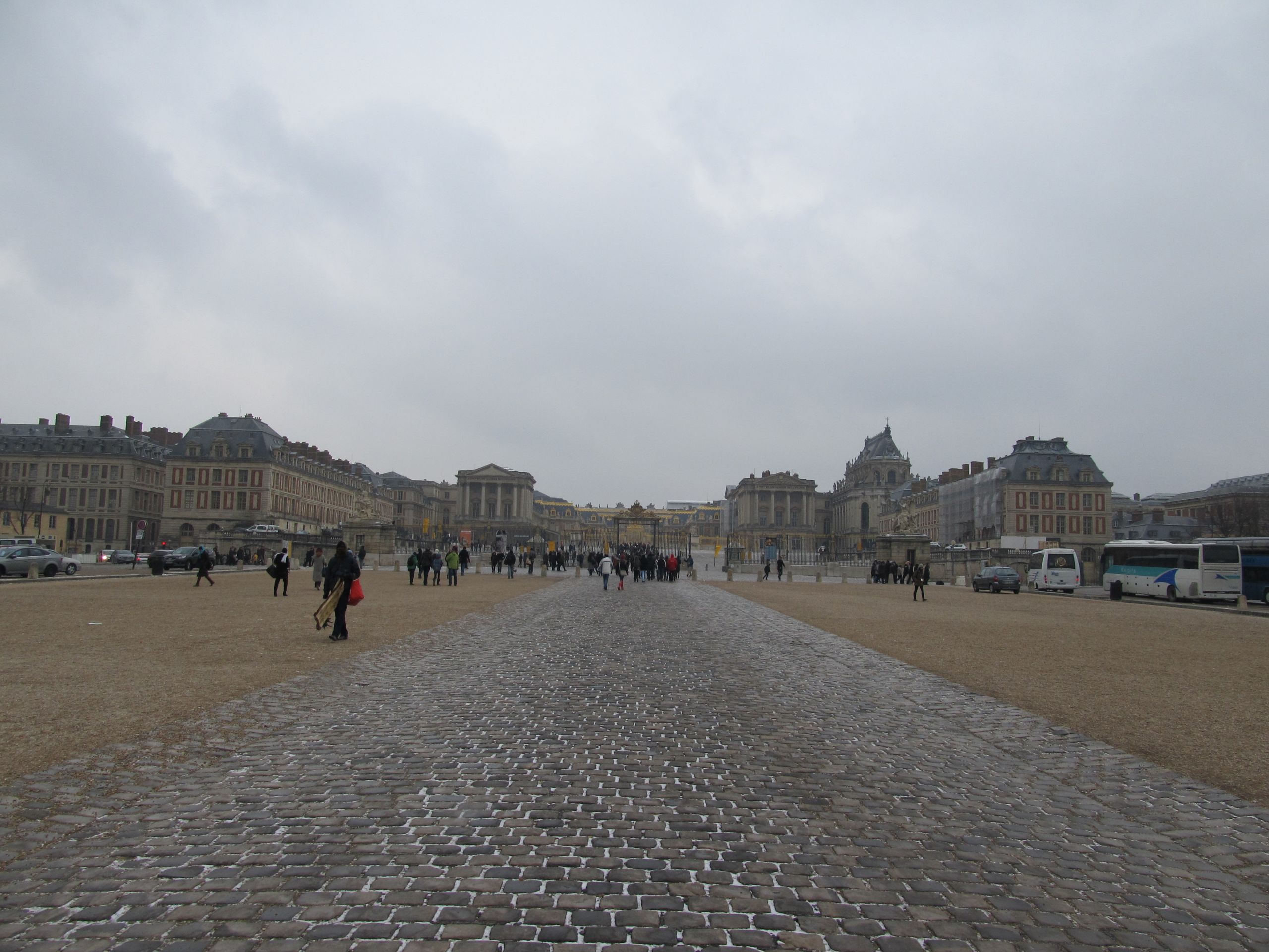 Зимний и скучный Версаль